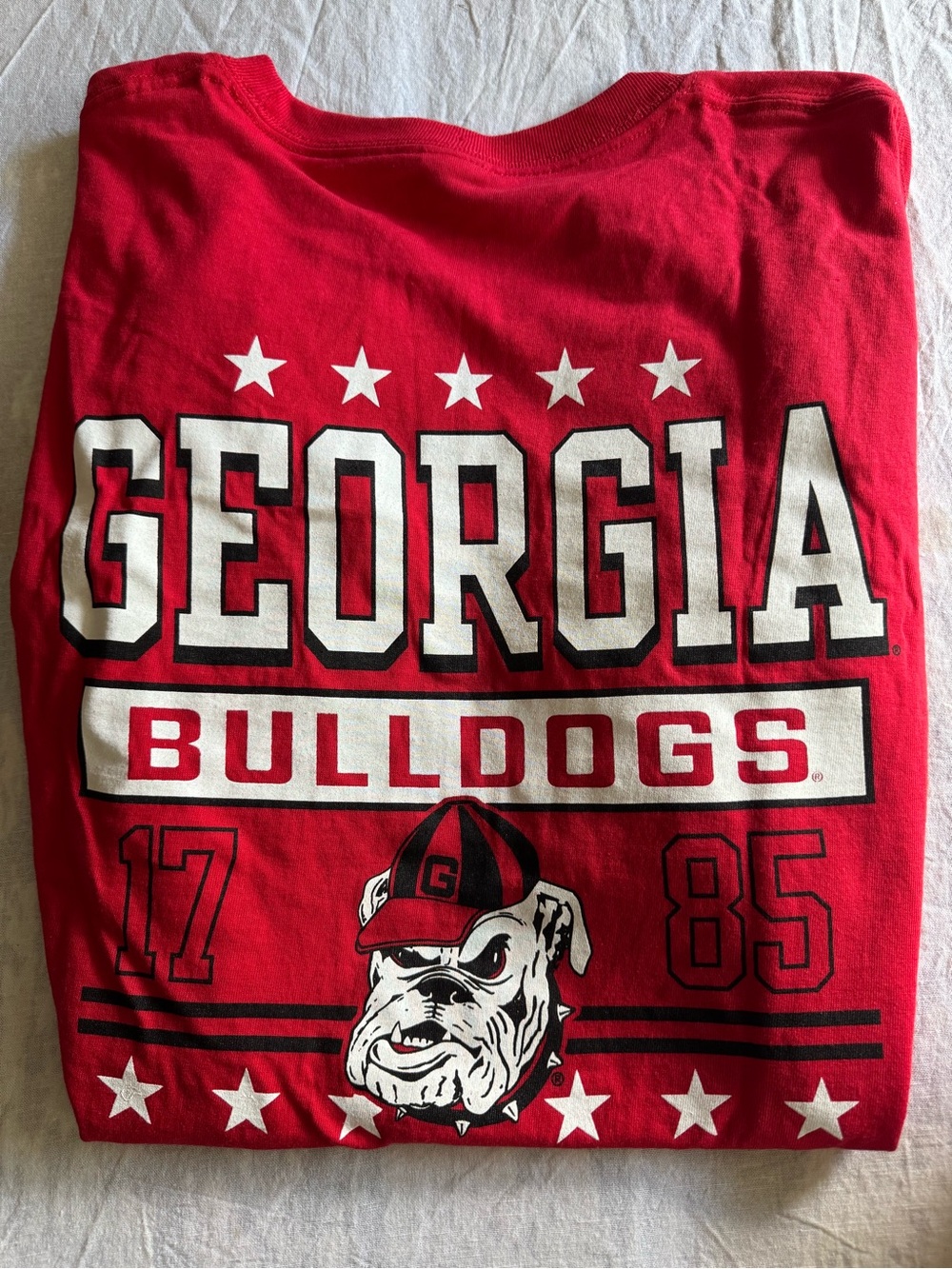Set of 8 Georgia Bulldog Tops! ❤️🖤❤️ - Picture 6 of 16
